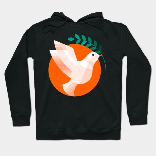 Peace Dove Hoodie by benillustrator